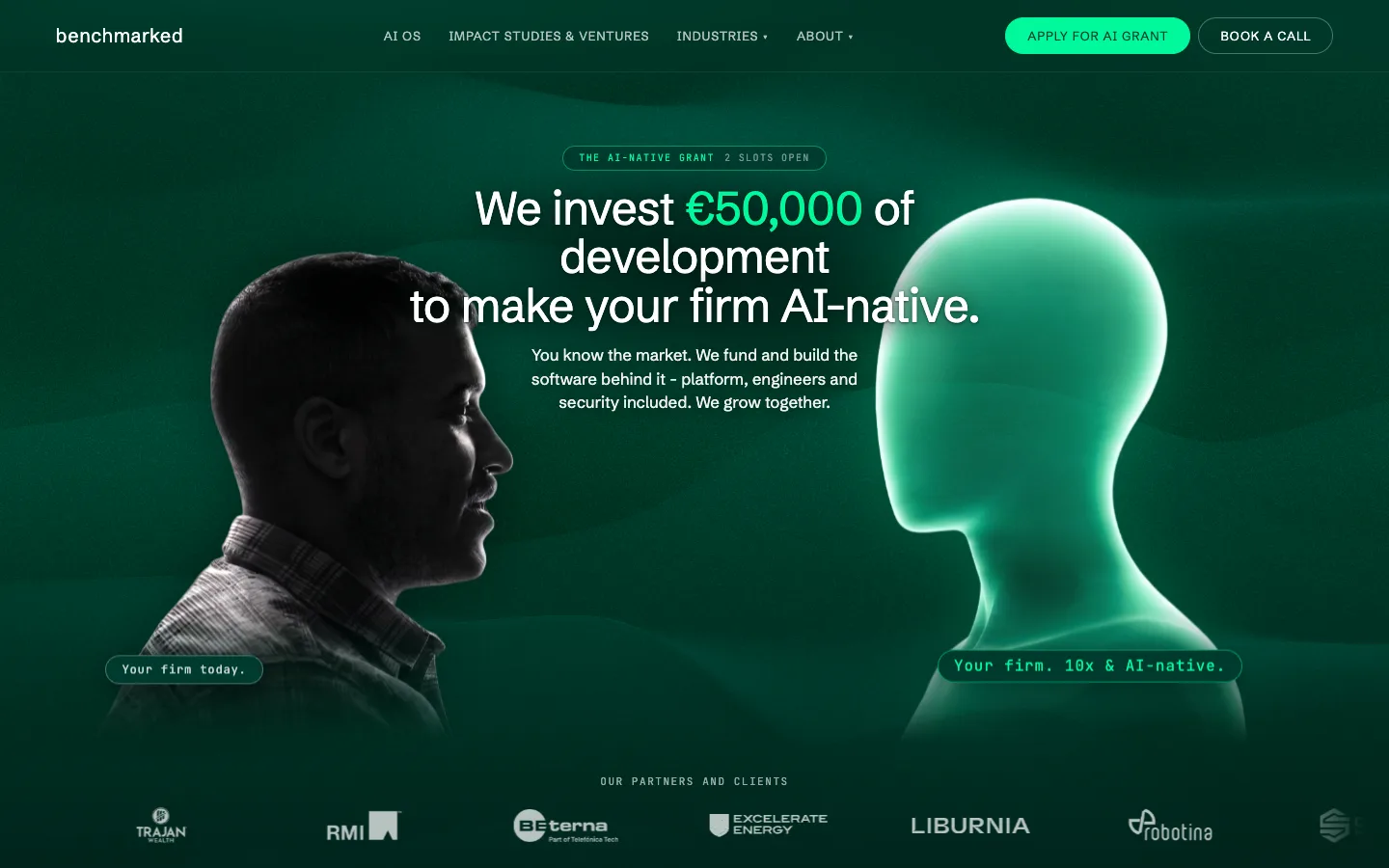 Benchmarked website